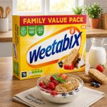 Weetabix Whole Wheat Breakfast Cereal Biscuits - 48 Pieces