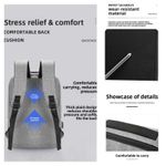 product_image_name-Fashion-16"  Men's 3 In 1  light Weight Insulated Laptop Backpack  Grey Sports Cross-body Bag Clutch Chest Bags Set USB Charging Business Backpacks For  Men Travel College-7