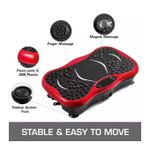 Generic Full Body Intelligent Vibration Platform Massage and Exercise Machine Red and black