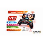 product_image_name-Generic-Wireless Bluetooth Game Controller Gamepad – For Android, iOS, Switch, PS3/PS4/PC – Rechargeable Gaming Joystick With Phone Holder-1