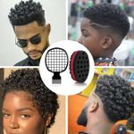 Generic 2Pcs/Set Afro Hair Comb & Twist Sponge – Curl & Volume Kit - image 3