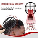 Generic 2Pcs/Set Afro Hair Comb & Twist Sponge – Curl & Volume Kit - image 4