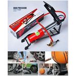 AD High Pressure Foot Pump  - Multicolour