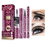Generic Thick and slender mascara + eyeliner set, eye makeup 2-piece set