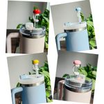 product_image_name-Generic-4 PCS Silicone Straw Covers Cap，Accessories for Reusable Toppers-5