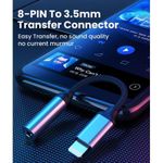 product_image_name-Elfant-Mini Adapter Cable For IPhone 12 11 Pro To 3.5mm Jack, Headphone Connector - Grey-2