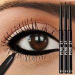 Generic 3pcs Waterproof Black Eyeliner Pencils-Smudge-Proof, Long-Lasting &Beginner-Friendly Eye Makeup