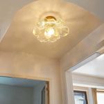 Generic Vintage-style petal flush-mount ceiling light, recessed ceiling light, decorative home ceiling light - image 3