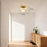 Generic Vintage-style petal flush-mount ceiling light, recessed ceiling light, decorative home ceiling light - image 7