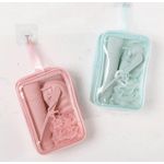 product_image_name-AD-2pcs Travel Bathing Accessories Set - Pink-1
