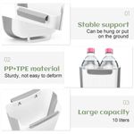 Generic Wall Mounted Kitchen Trash Can, 10L Kitchen Collapsible Can - image 3