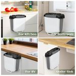 Generic Wall Mounted Kitchen Trash Can, 10L Kitchen Collapsible Can - image 7