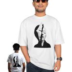 product_image_name-Fashion-Premium Quality - Round Neck - Short Sleeve - T-Shirt – Everyday Comfort - White-1