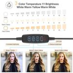 product_image_name-Home-10 Inch 26cm Ring LED Light With Tripod Stand-2