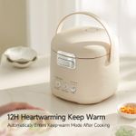 Focustar 1.2L Mini Rice Cooker - Titanium Inner Pot, 12H Timer & Multi-Function Smart Cooker for 1-2 Persons - image 3