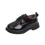 Fashion Boys Leather Back to School Student Performance Shoes - image 3