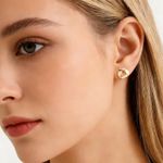 product_image_name-Fashion-6 Pairs Affordable Gold Earrings Set - Fashion Hoop & Stud Earrings-4