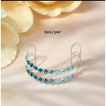product_image_name-Generic-2pcs Fashion Temporary Teeth Decorations with Rubber Chains – Non-Sensory Wear, Cosplay & Holiday Dental Accessories -3