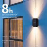 Generic Solar-powered warm light wall lamps, landscape lights, decorative wall lamps - image 2