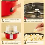 Sonifer Portable Popcorn Maker for Home Use - image 2