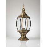 ZIP Antique Bronze Pillar Lamp