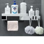 product_image_name-Generic-Corner Shower Bathroom Shelf - White-3