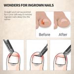 product_image_name-ShebSheb-Toenail Clipper Straight Blade for Ingrown and Thick Nails - Stainless Steel and Sharp Pointed Tip Ingrown Nail Clipper – Wide Jaw Toe Nail Cutter Podiatry Tool-4