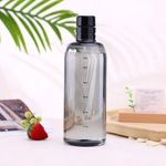 product_image_name-Generic-Black Transparent Water Bottle with Time Marker - 700ml-1