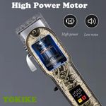 TOKIKE Professional Hair Clippers Hair Trimmer With LCD Display For Man - image 2