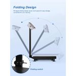 product_image_name-Generic-150Kg Foldable Double-Sided LED Display Electric Platform Scale - 6V Rechargeable Heavy Duty Scale with Power Switch SC-5 (L15.7 x W11.8 x H27.5)inch- Black-7