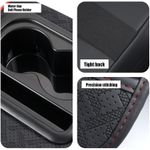 product_image_name-Generic-Car center armrest box mat, multi-functional center armrest box cover, armrest storage cover, armrest box accessories, black and red-6