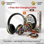 Generic P35 Pure Bass Wireless Headphones with FREE 4-in-1 Charging Cable Bundle