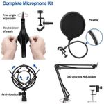 Generic Professional V8 Condenser Microphone Sound Card - Black - image 6