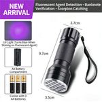Generic ASCENT UV Flashlight,21-LED 395NM UV Light for Jewelry Detection,Mold/Counterfeit Detection,Battery-Powered - image 6