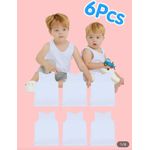 product_image_name-AD-3pcs Boys Cotton Singlet (3 - 4 years) - White-3