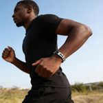 product_image_name-Fashion-Silver Stainless Steel Bracelet, Black Engraved Cross Design, Fashion Religious Casual Wristband-7