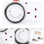 Generic Plug Socket, Mechanical Outlet Timer Intelligent Timing Power Switch 24 Hour Cycle Timer Uk Plug - image 6