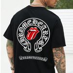 product_image_name-Generic-2-in-1 Fashion Men Round Neck Short Sleeve T-Shirt - Blue-Black/ White-3