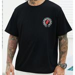 product_image_name-Generic-2-in-1 Fashion Men Round Neck Short Sleeve T-Shirt - Blue-Black/ White-5