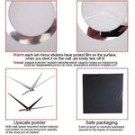 product_image_name-Generic-3D Three-dimensional Acrylic Wall Clock DIY Fashion Mirror Wall Stickers -Silver-4