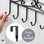 Generic Over the Door Hook,Stainless Steel Door Hanger Rack with 7 Hooks - image 6