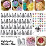 product_image_name-Generic-322pcs Cake Turntable, Cake Decorating Nozzle Tools, Baking Tools - Multi-color-2
