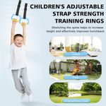 Generic Gymnastics Rings, Children's Exercise Pull up Rings with Adjustable Strap, Strength Kids Training Rings - image 7