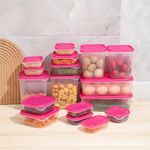 Generic Quality 17 Pieces Sets Storage Bowl - Multicolor - image 2