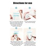 Generic 30 Pieces Breast Milk Storage Bag - 200ml Blue - image 3