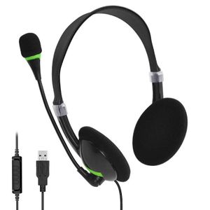USB440 Universal USB Computer Cable Head Wearable Electricity Music Voice Headphones