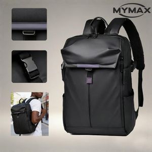 Men's PU Backpack - Black