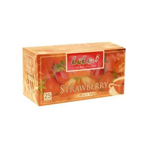 Lele Strawberry Flavoured Black Tea - 2 Packs (25 Tea Bags x 2)