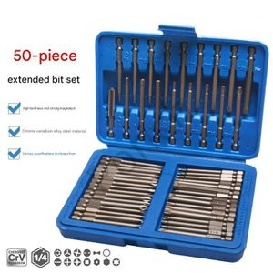 50 Piece Electric Screwdriver Bit Set - Multi-Type Electric Drill Bit Kit