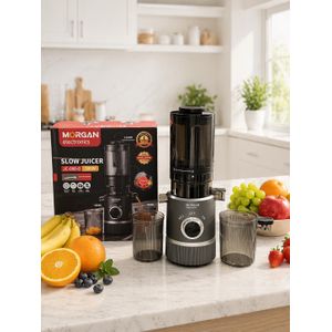 Morgan Commercial Electric Slow Juicer Machine AC-Motor- Grey